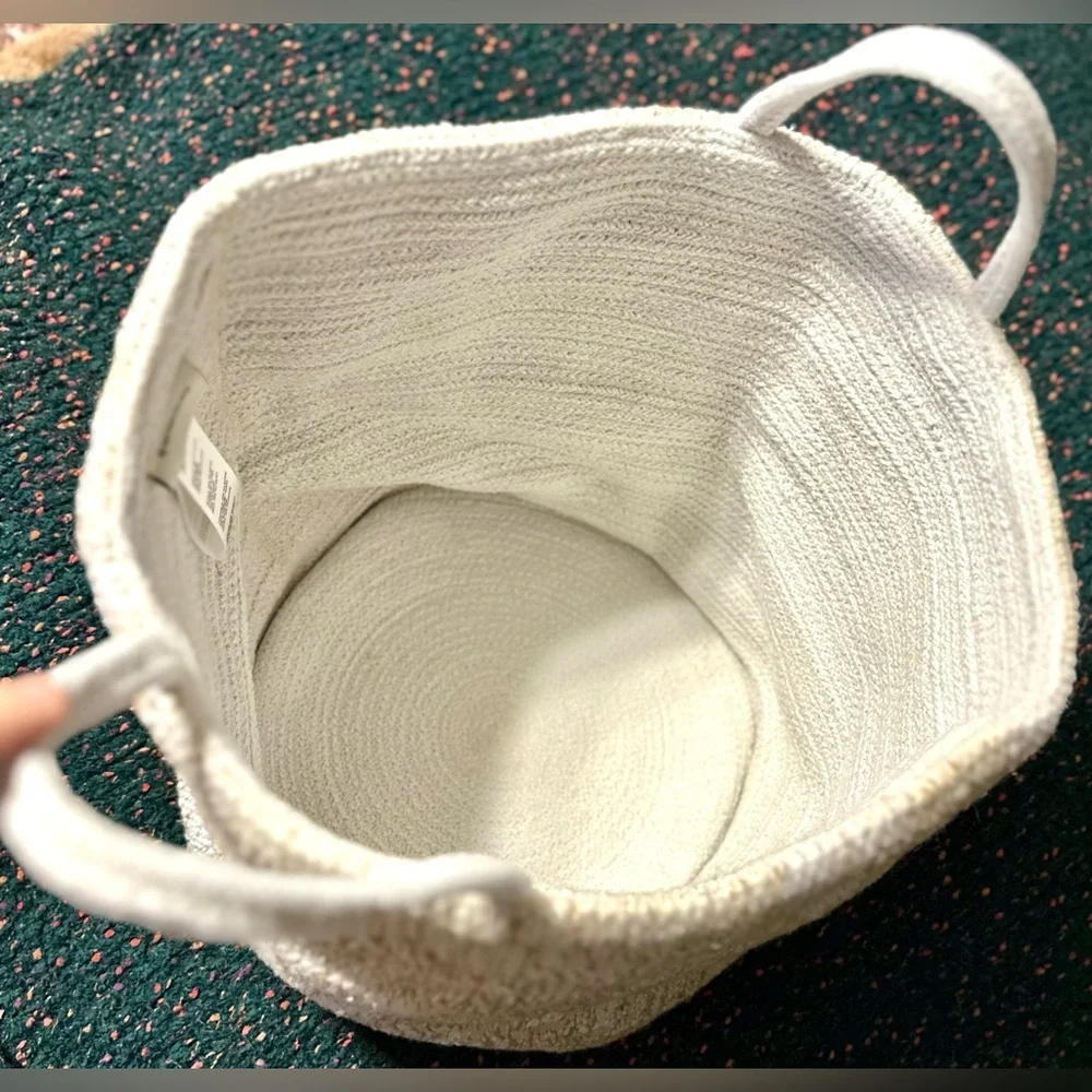 Anthropologie Celma Indoor Outdoor Storage Basket NWOT
